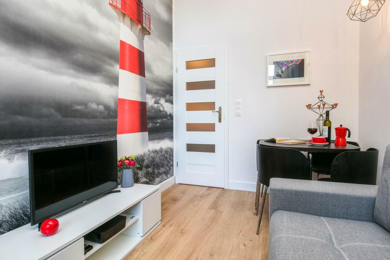 Berg Apartament Red Obok Starego Miasta Гданьск Экстерьер фото