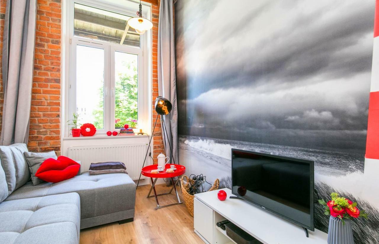 Berg Apartament Red Obok Starego Miasta Гданьск Экстерьер фото